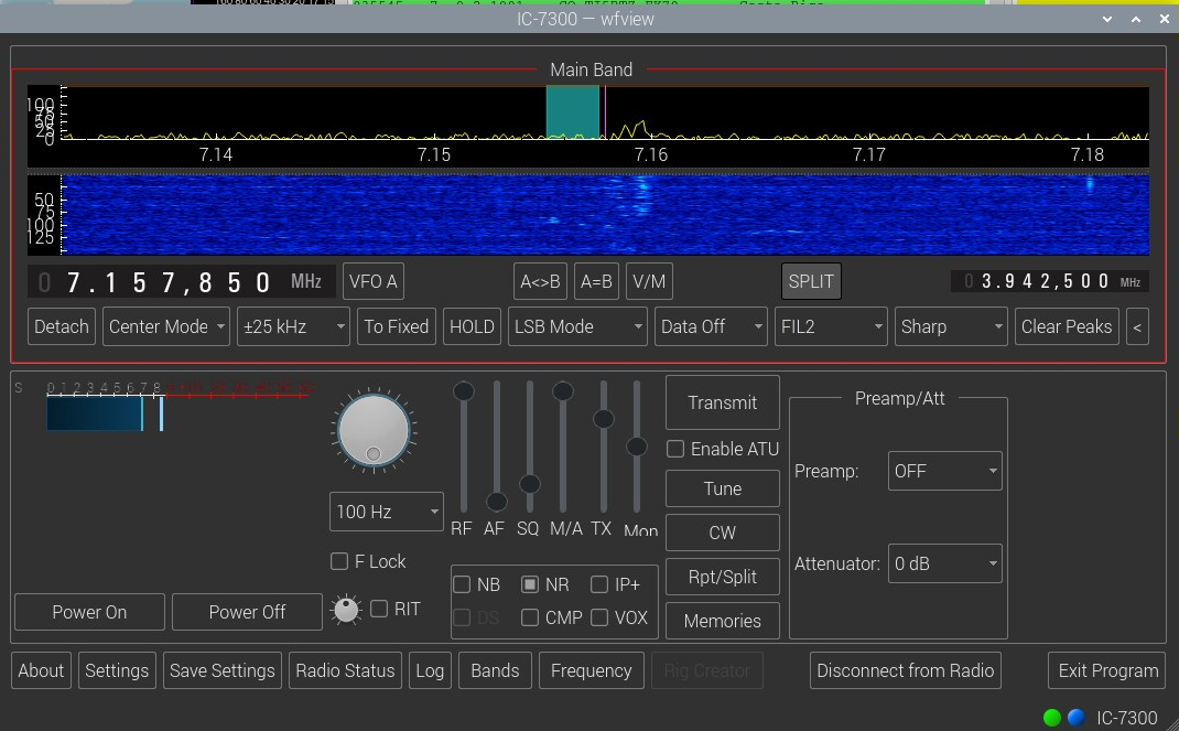 Remote operation and a unexpected QSO with Thailand